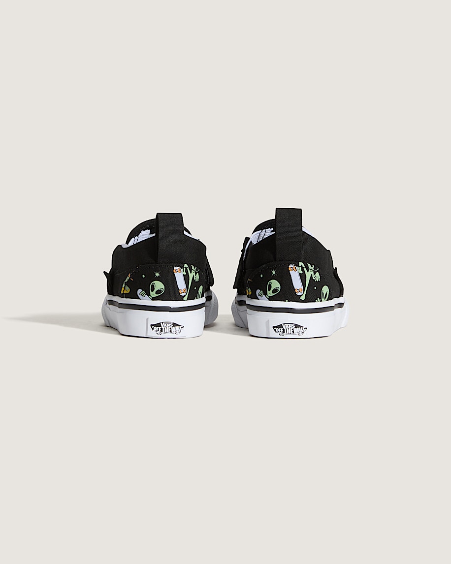 Taka Hayashi For Vault By Vans Toddler Classic Slip-On V Shoe Black Green