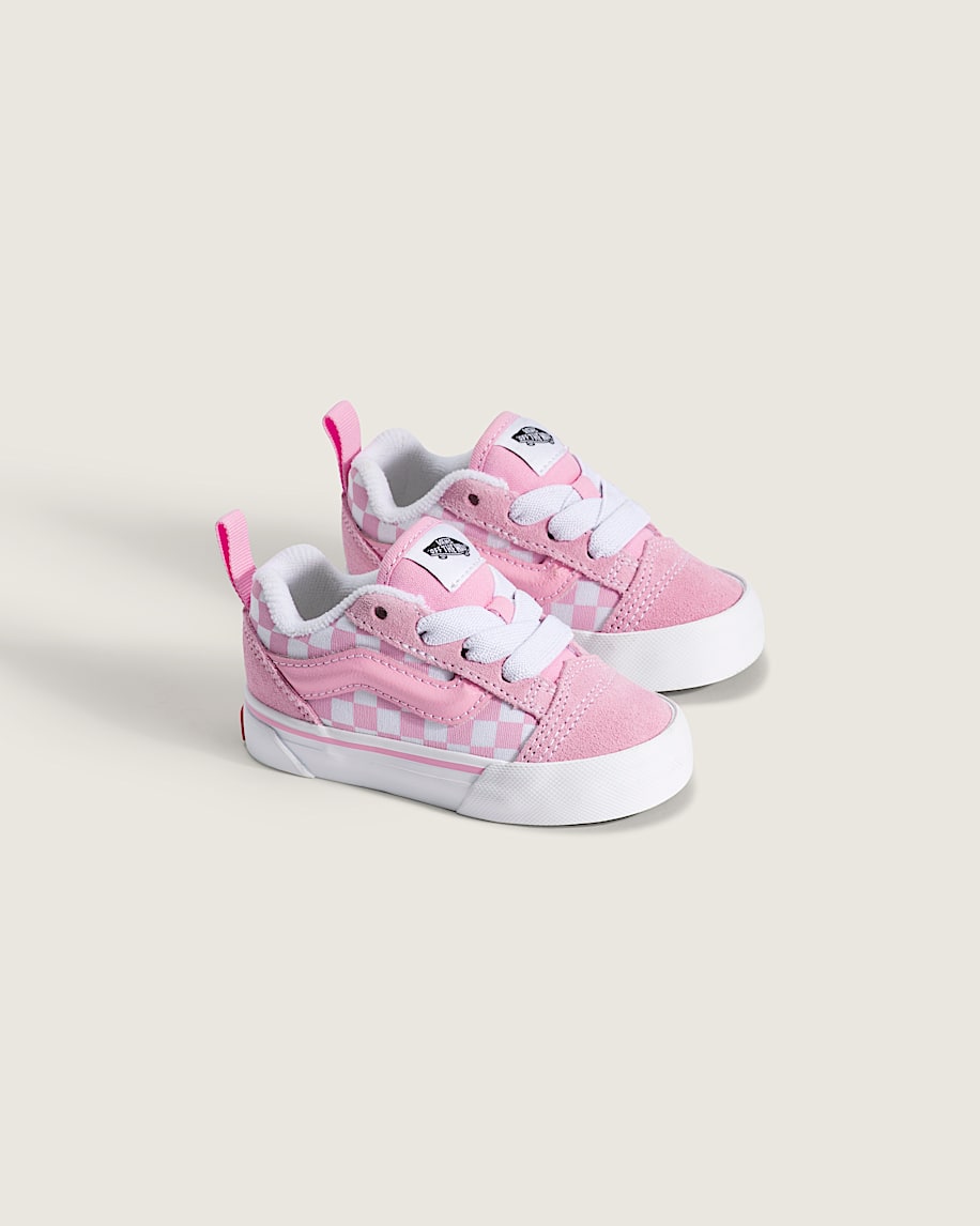 Taka Hayashi For Vault By Vans Toddler Knu Skool Checkerboard Shoe Checkerboard Prism Pink True White