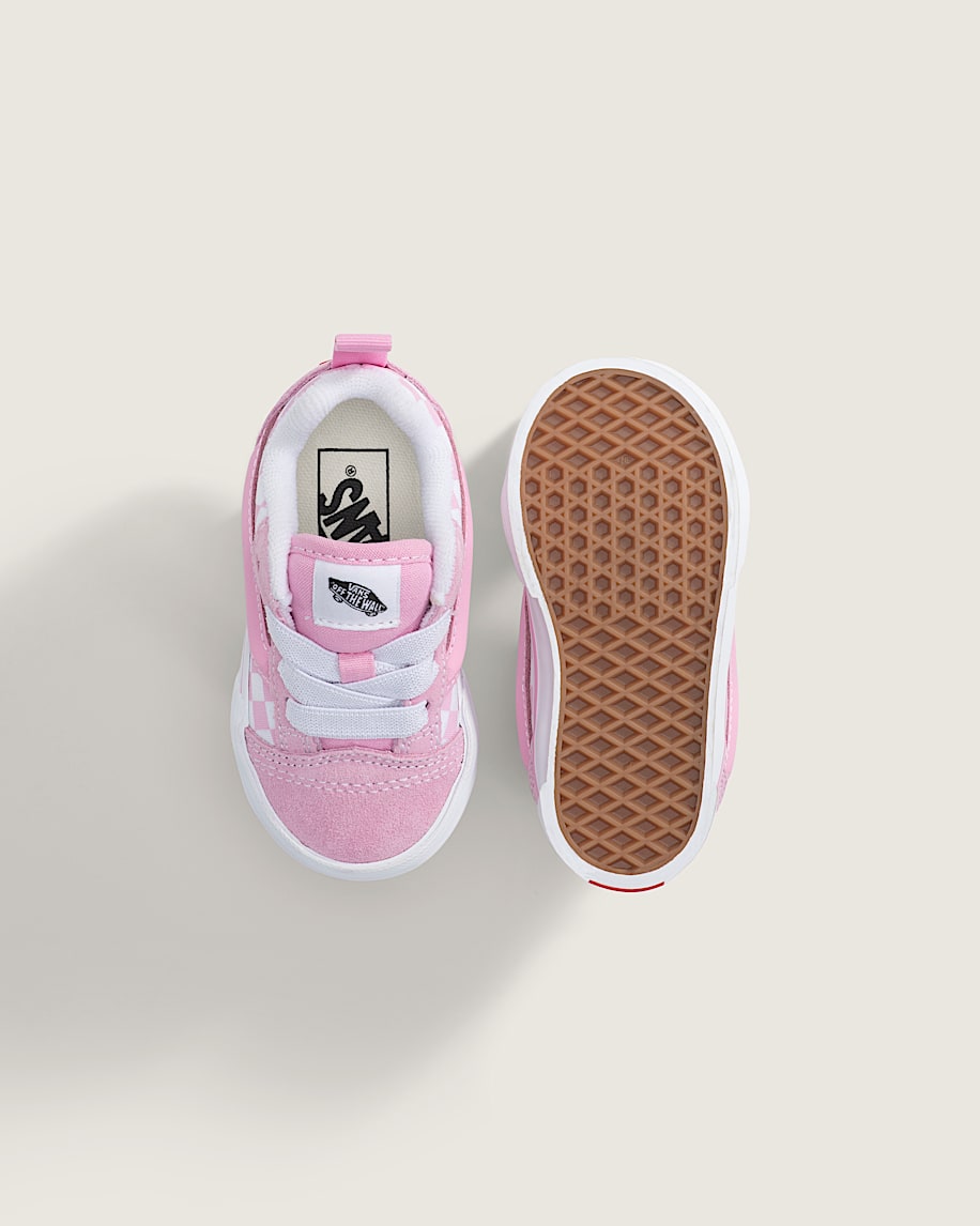 Taka Hayashi For Vault By Vans Toddler Knu Skool Checkerboard Shoe Checkerboard Prism Pink True White