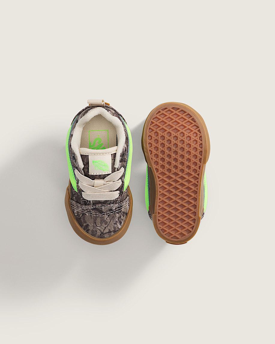 Taka Hayashi For Vault By Vans Toddler Knu Skool Shoe Camo Gecko Green