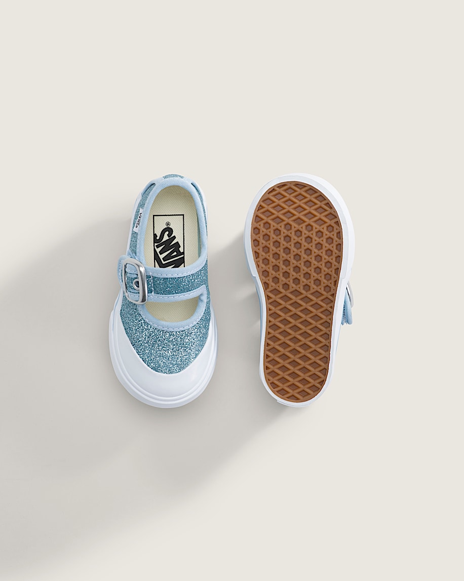 Taka Hayashi For Vault By Vans Toddler Mary Jane Shoe Glitter Cloud Blue