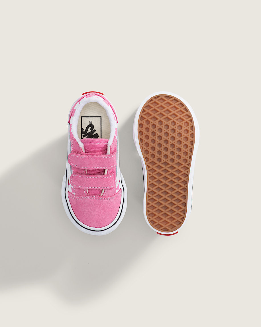 Taka Hayashi For Vault By Vans Toddler Old Skool V Checkerboard Shoe Checkerboard Fizz Pink