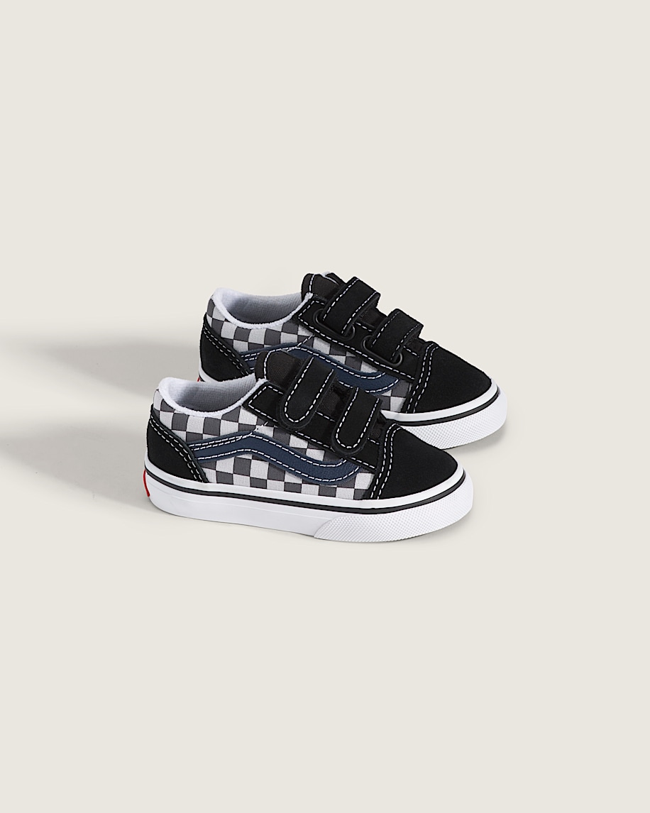 Taka Hayashi For Vault By Vans Toddler Old Skool V Checkerboard Shoe Checkerboard Black Blue