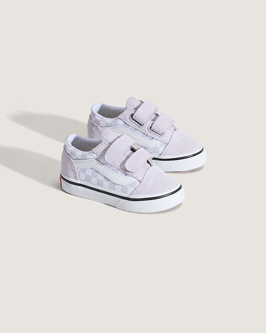 Taka Hayashi For Vault By Vans Toddler Old Skool V Checkerboard Shoe Checkerboard Lilac Mist Purple
