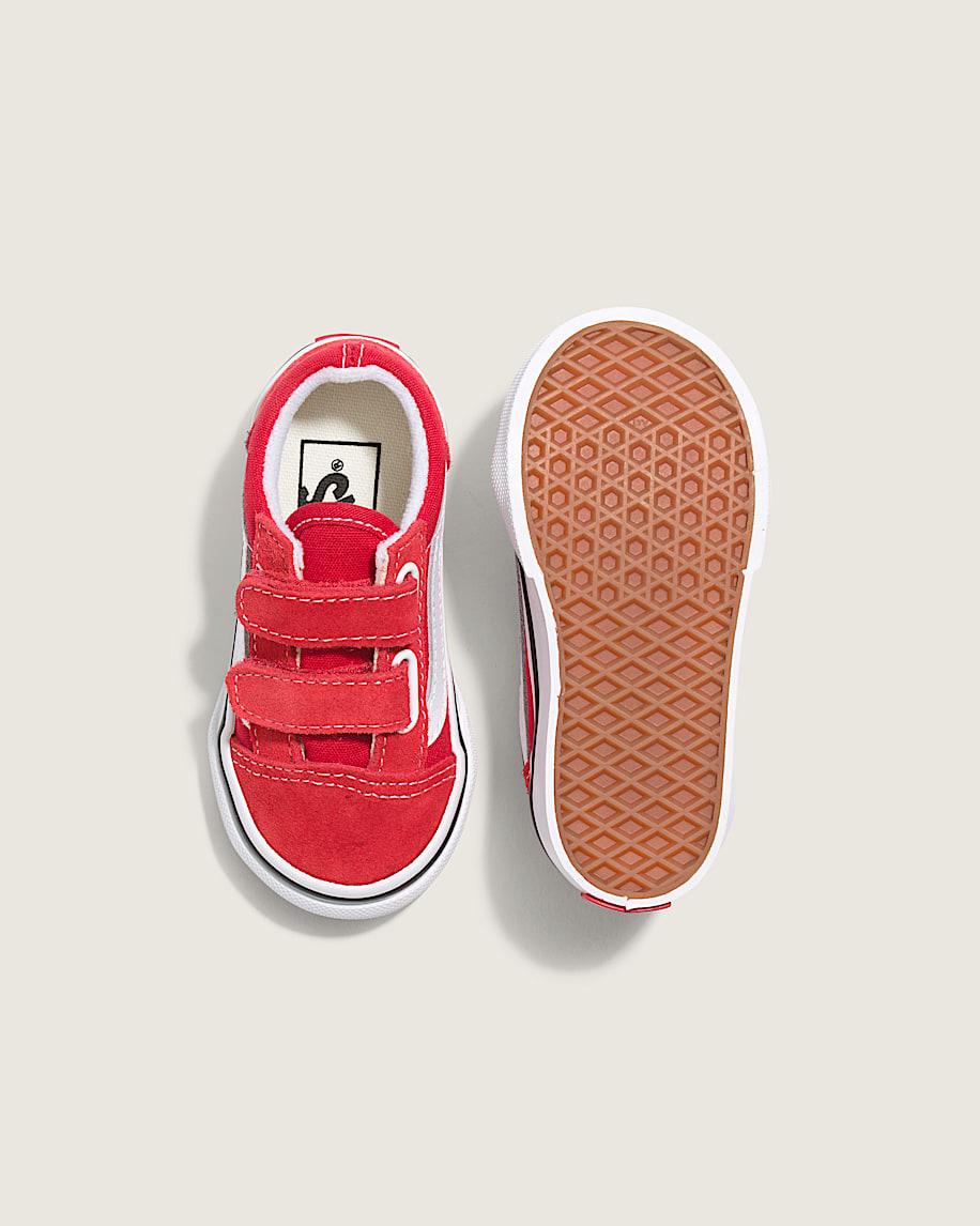 Taka Hayashi For Vault By Vans Toddler Old Skool V Checkerboard Shoe Racing Red True White