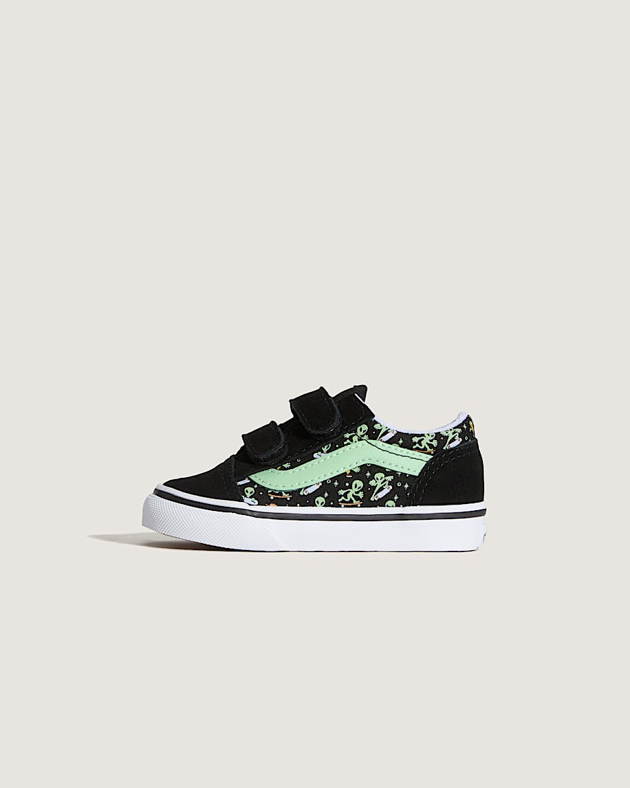 taka hayashi for vault by vans Toddler Old Skool V Shoe Black Green taka hayashi for vault by vans Toddler Old Skool V Shoe Black Green