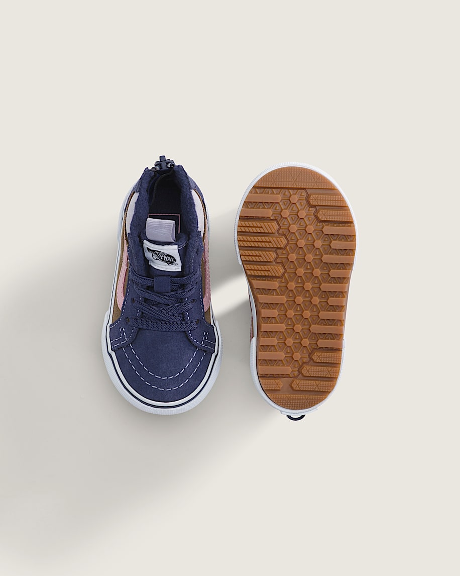 Taka Hayashi For Vault By Vans Toddler Sk8-Hi Zip Water Resistant Shoe Vintage Gothic Grape Purple