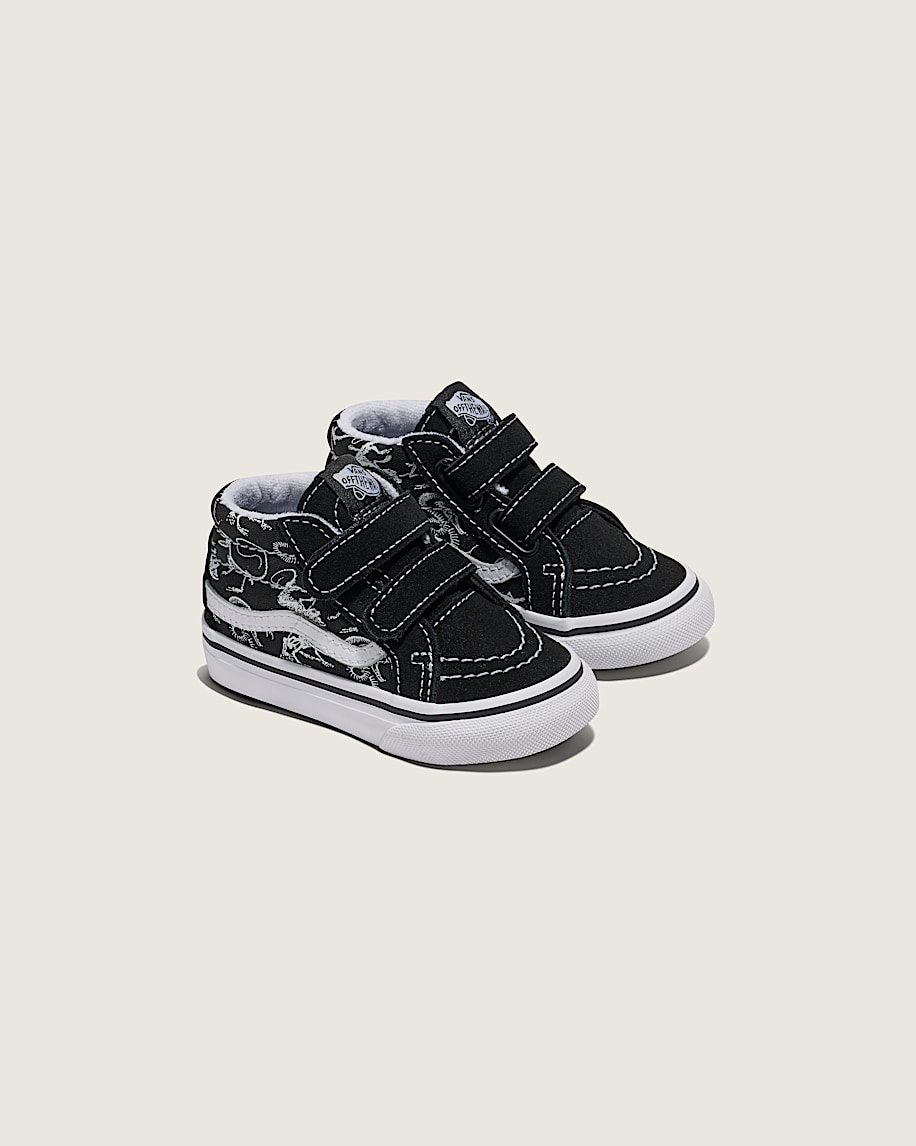 Taka Hayashi For Vault By Vans Toddler Sk8-Mid Reissue V Skeletons Shoe Black
