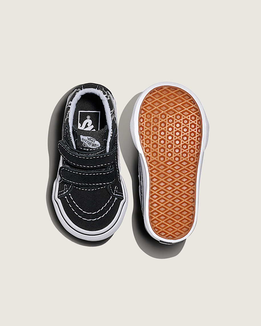 Taka Hayashi For Vault By Vans Toddler Sk8-Mid Reissue V Skeletons Shoe Black