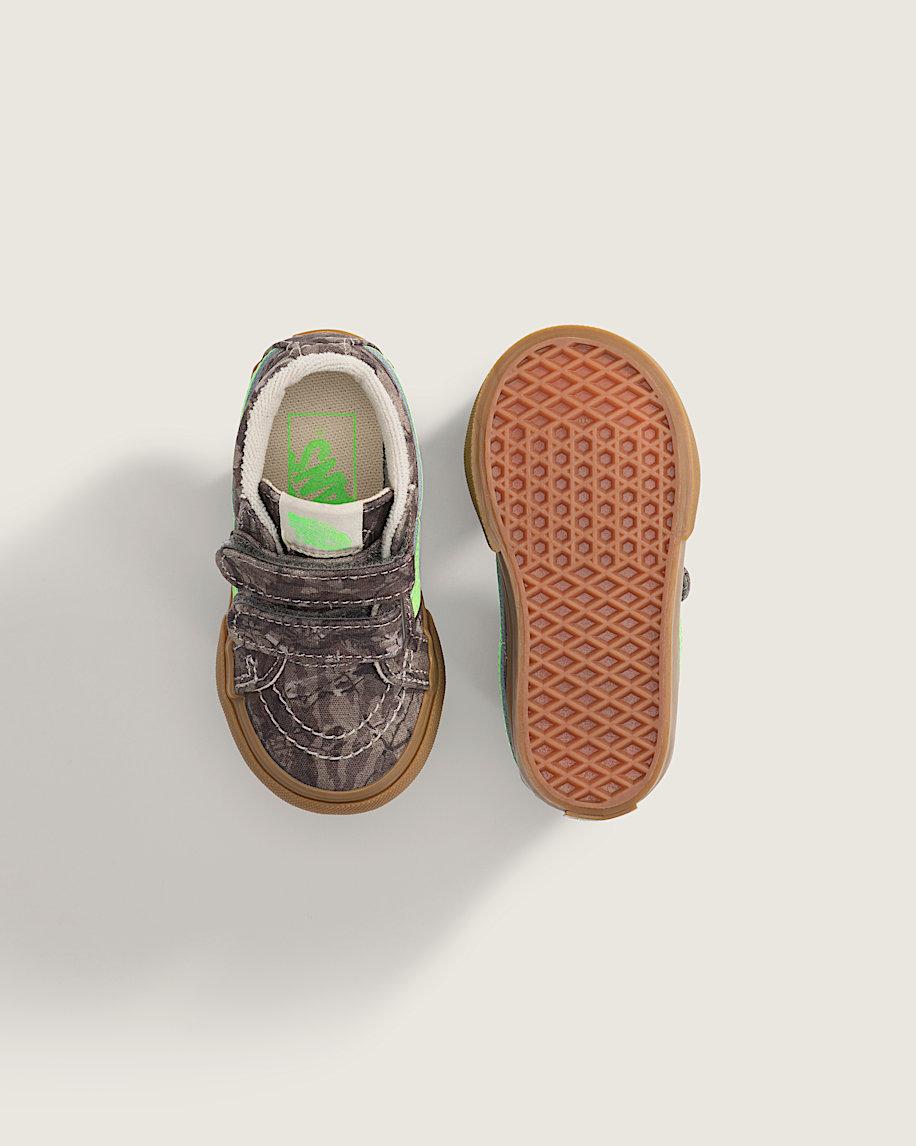Taka Hayashi For Vault By Vans Toddler Sk8-Mid V Shoe Camo Gecko Green