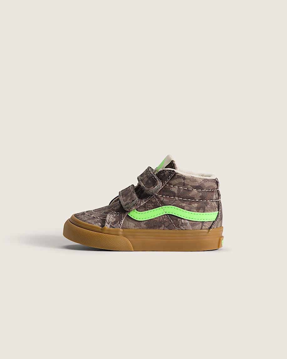 taka hayashi for vault by vans Toddler Sk8-Mid V Shoe Camo Gecko Green