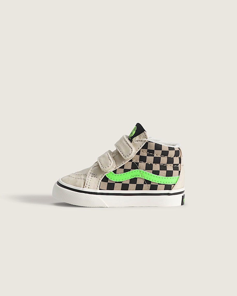 taka hayashi for vault by vans Toddler Sk8-Mid V Shoe Glow-in-the-Dark Taupe Mist Grey