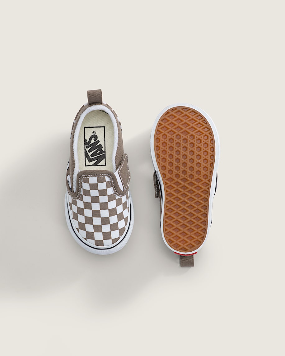Taka Hayashi For Vault By Vans Toddler Slip-On V Checkerboard Shoe Checkerboard Walnut Brown