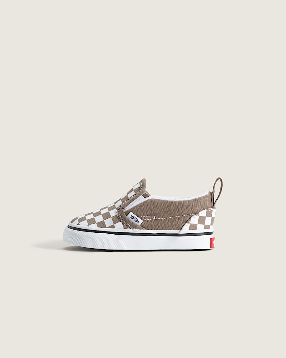 taka hayashi for vault by vans Toddler Slip-On V Checkerboard Shoe Checkerboard Walnut Brown