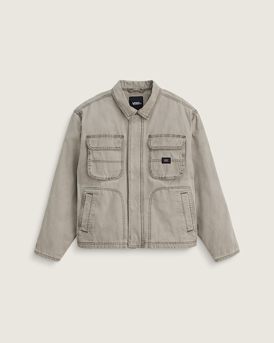 taka hayashi for vault by vans Umber Pigment Canvas Jacket Aluminum Grey