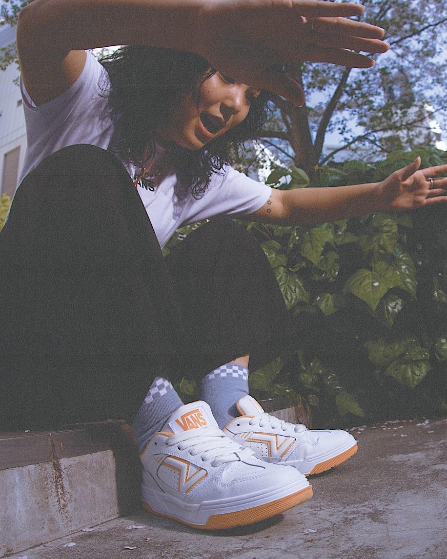 Taka Hayashi For Vault By Vans Upland Shoe White Orange