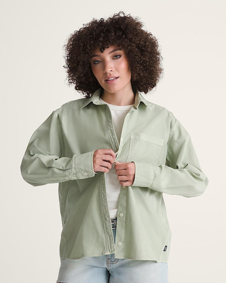 Taka Hayashi For Vault By Vans Utility Shirt Soft Sage Green