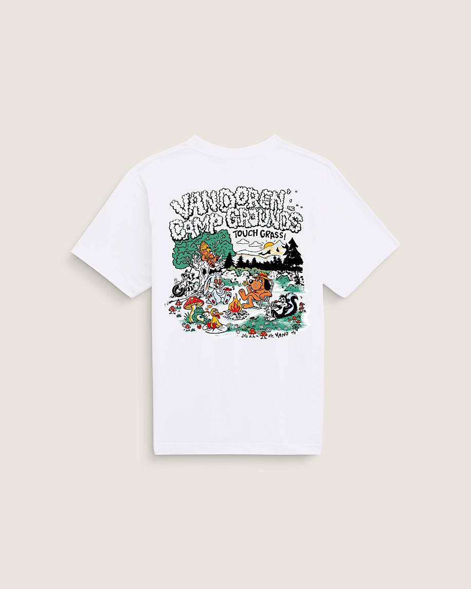 taka hayashi for vault by vans Van Doren Camp Grounds T-Shirt White