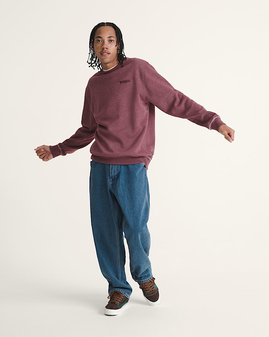 Taka Hayashi For Vault By Vans Vans 66 Crew Sweatshirt Port Royale Red