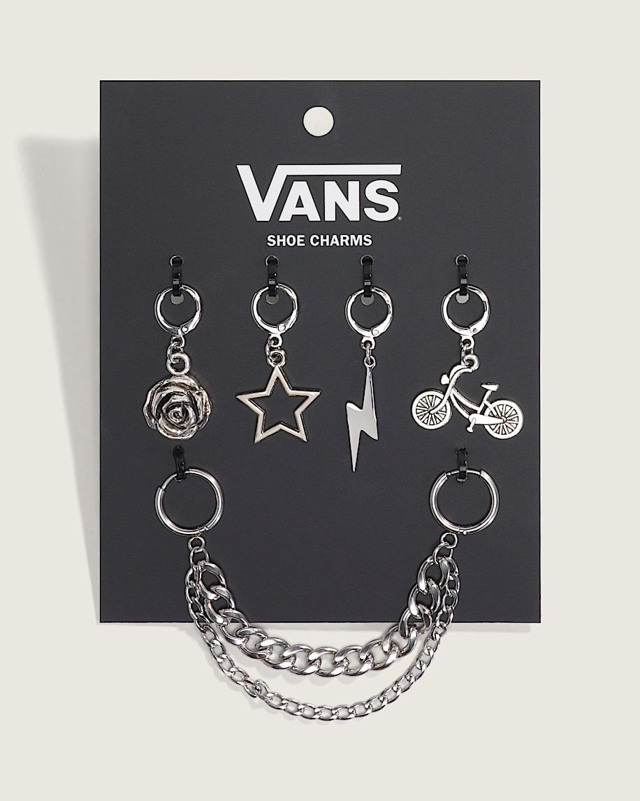 taka hayashi for vault by vans Vans Bold and Bloom Shoe Charm Set Grey