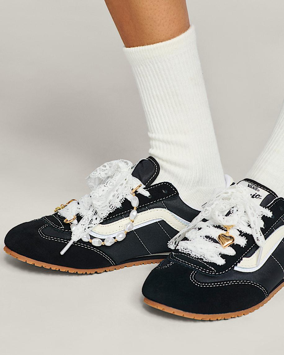 Taka Hayashi For Vault By Vans Vans Pearl And Lace Shoe Charm Set White