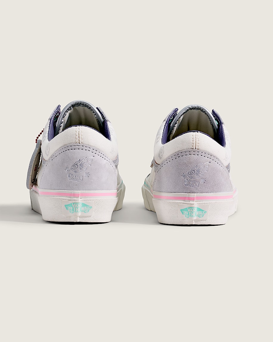 Taka Hayashi For Vault By Vans VANS X SPACE MOLLY Old Skool Shoe Space Molly Reflective Marshmallow White Grey