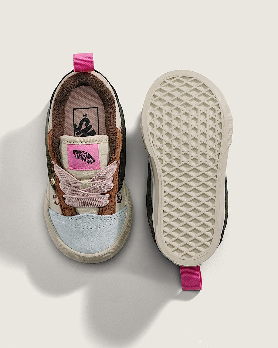 Taka Hayashi For Vault By Vans VANS X SPACE MOLLY Toddler Knu Skool Shoe Space Molly Oatmeal Beige Mist Blue