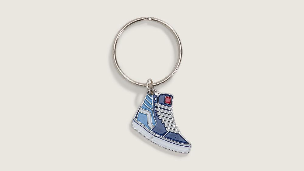 taka hayashi for vault by vans Waffle Shop Blue Block Sk8-Hi Keychain Blue