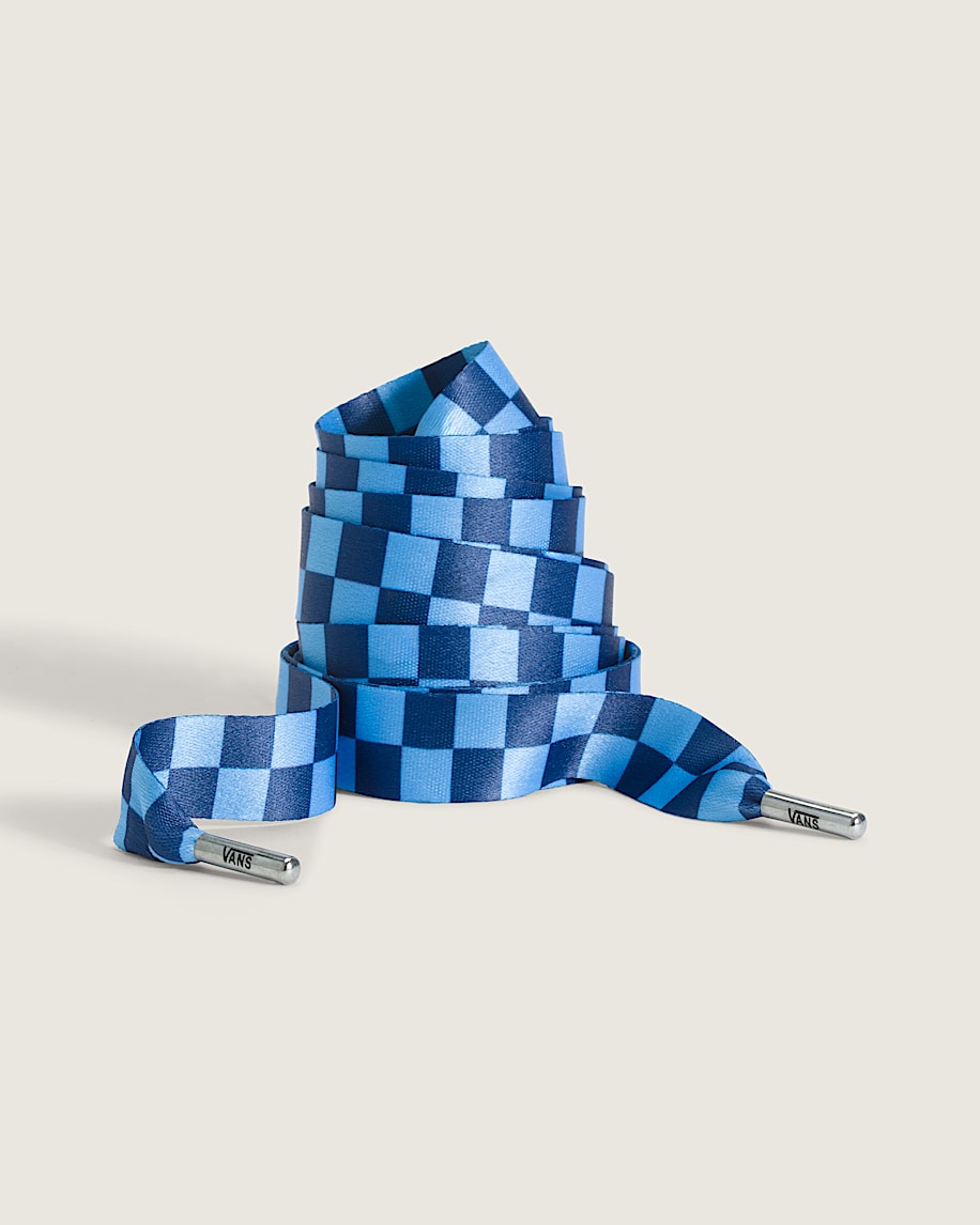 taka hayashi for vault by vans Waffle Shop Checker Shoelace Blue