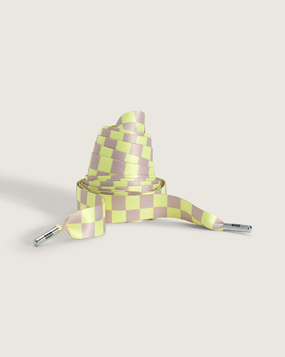 taka hayashi for vault by vans Waffle Shop Checker Shoelace Yellow Beige