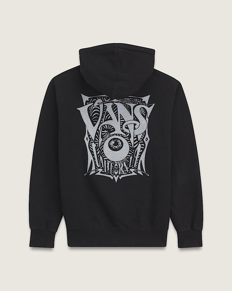 Taka Hayashi For Vault By Vans Waffle Shop Optic Eye Pullover Hoodie Black