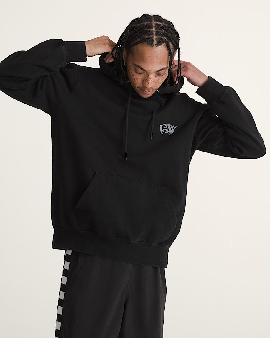 Taka Hayashi For Vault By Vans Waffle Shop Optic Eye Pullover Hoodie Black