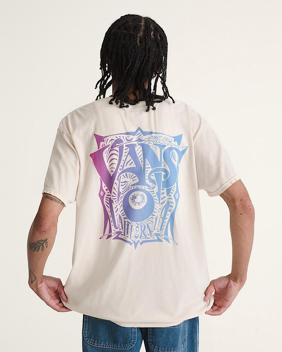 Taka Hayashi For Vault By Vans Waffle Shop Optic Eye T-Shirt Marshmallow White