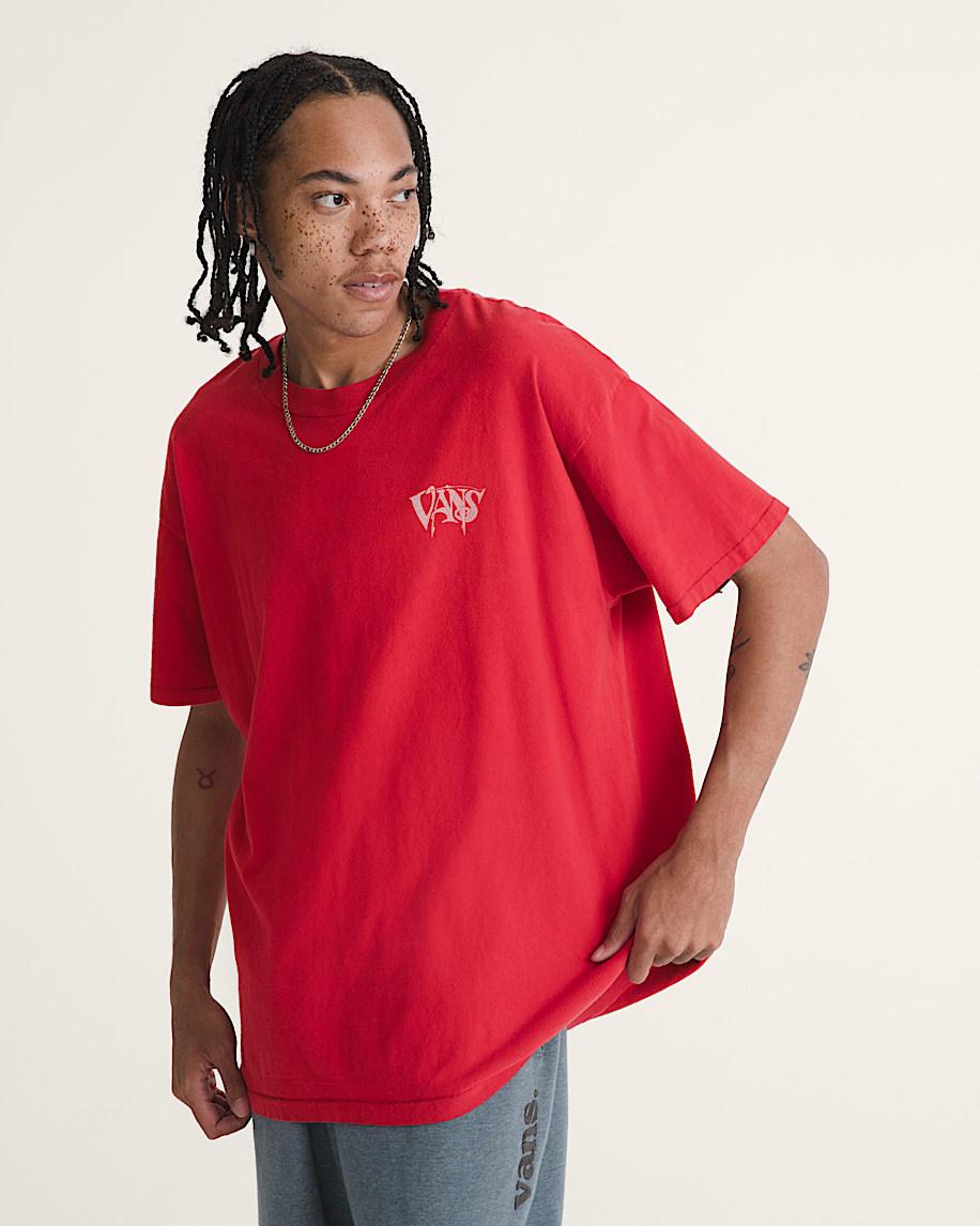 Taka Hayashi For Vault By Vans Waffle Shop Optic Eye T-Shirt Red