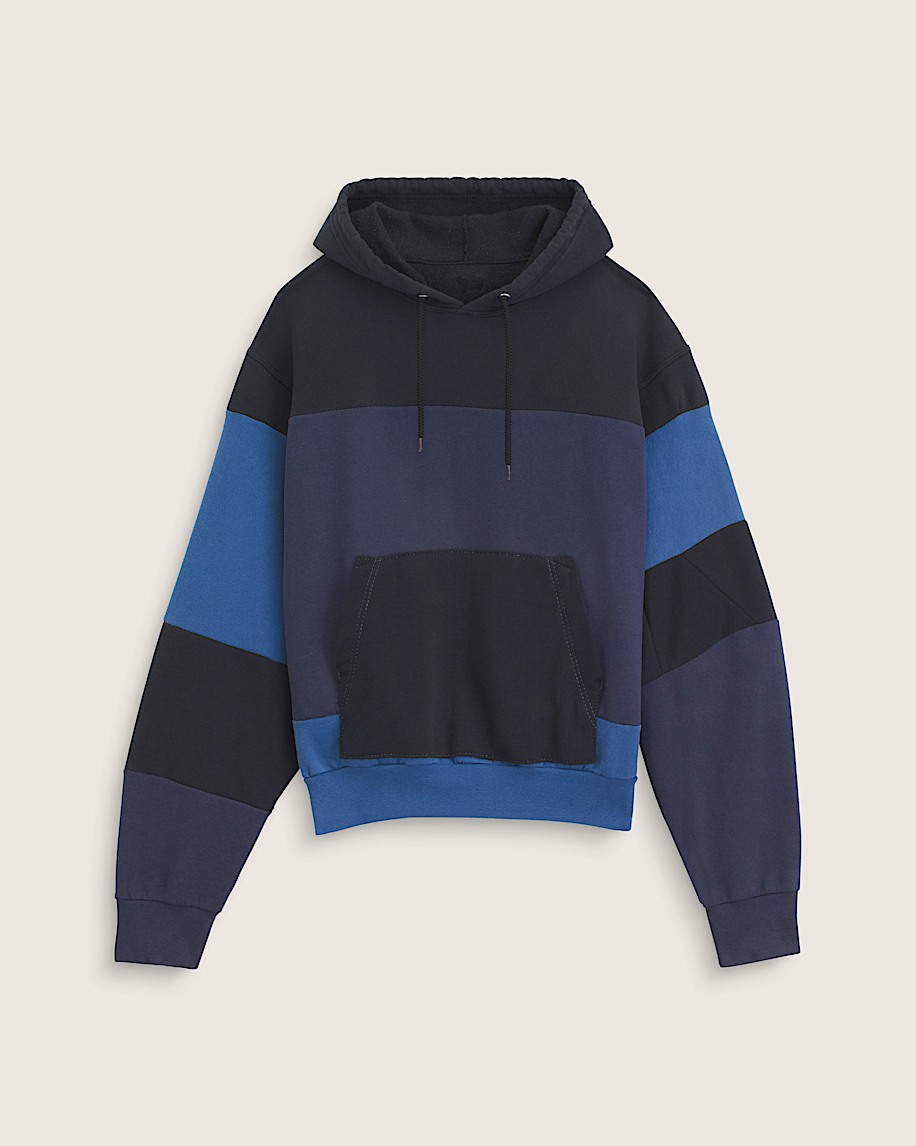 taka hayashi for vault by vans Waffle Shop Reimagined Pieced Hoodie Blue