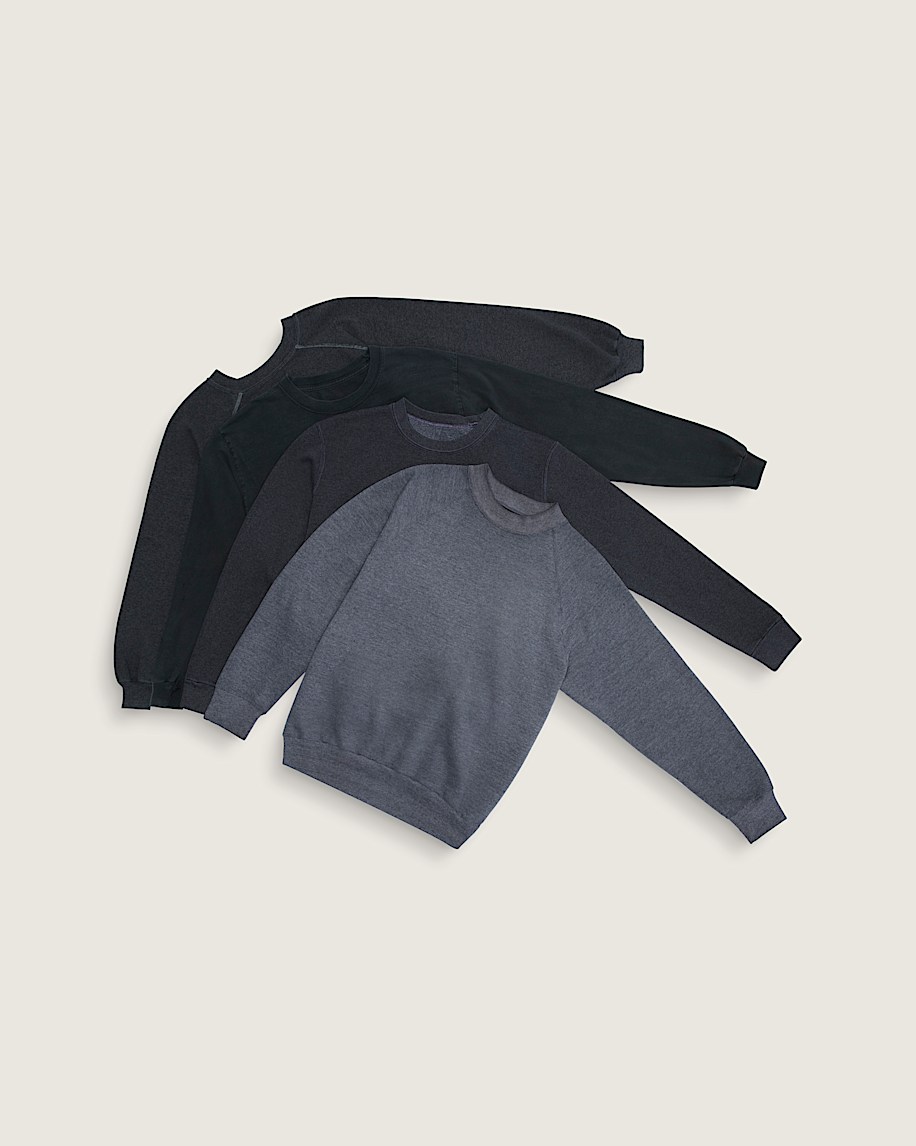 Taka Hayashi For Vault By Vans Waffle Shop Skate Crest Crewneck Sweatshirt Charcoal Grey