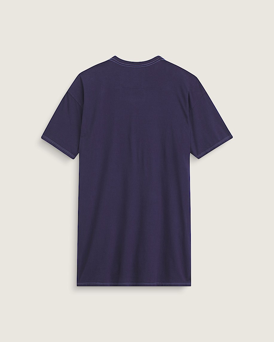 Taka Hayashi For Vault By Vans Waffle Shop Skate Crest T-Shirt Navy Blue