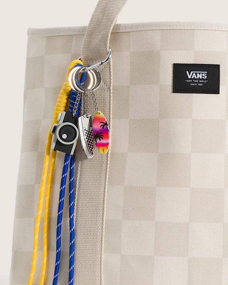 Taka Hayashi For Vault By Vans Waffle Shop Sunset Snapshot Bag Charm Set Blue Yellow