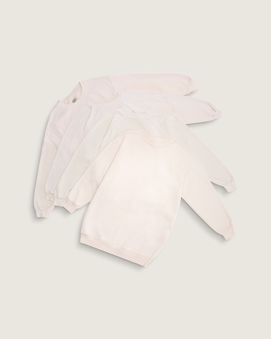 Taka Hayashi For Vault By Vans Waffle Shop Wave Blend Crewneck Sweatshirt Marshmallow White