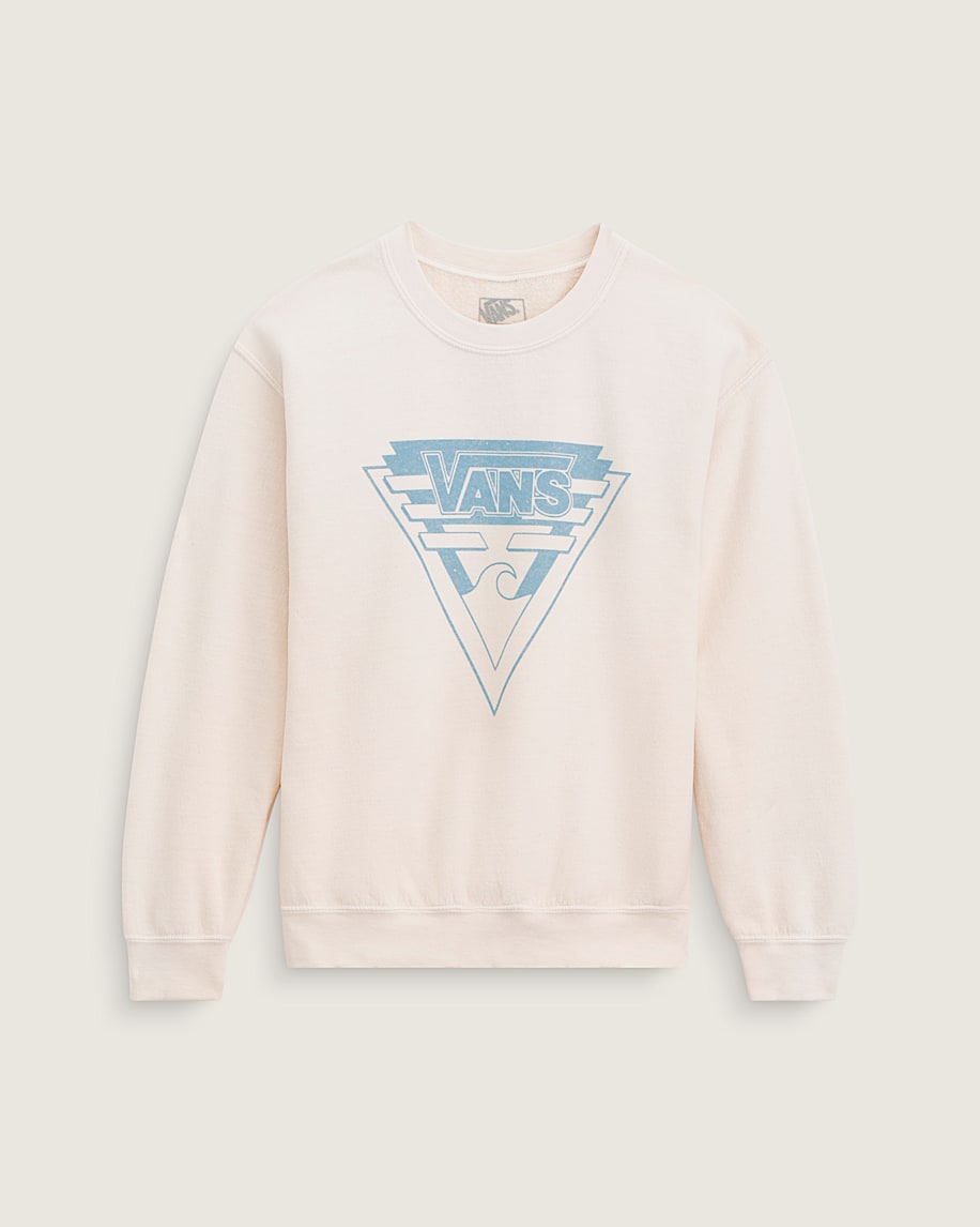 taka hayashi for vault by vans Waffle Shop Wave Blend Crewneck Sweatshirt Marshmallow White
