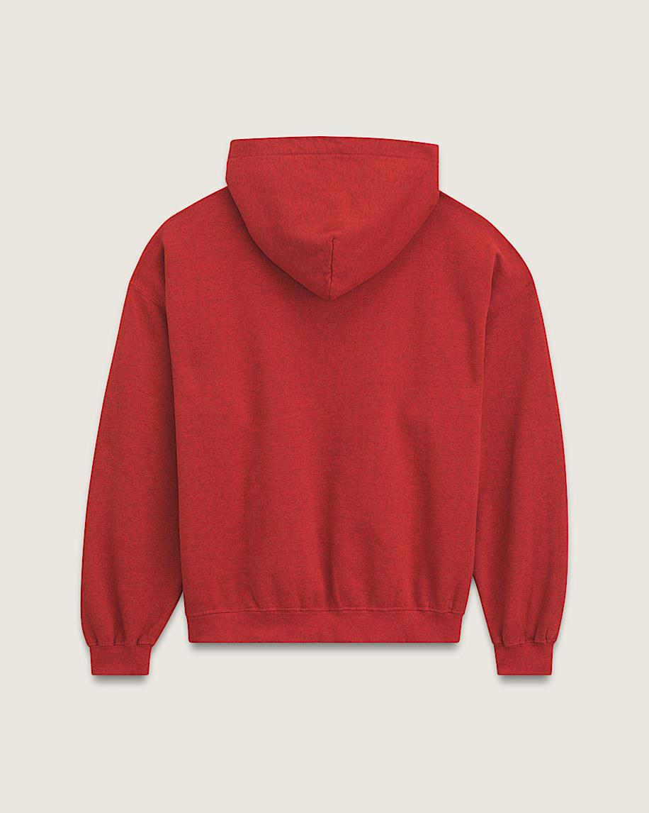 Taka Hayashi For Vault By Vans Waffle Shop Wave Blend Pullover Hoodie Red