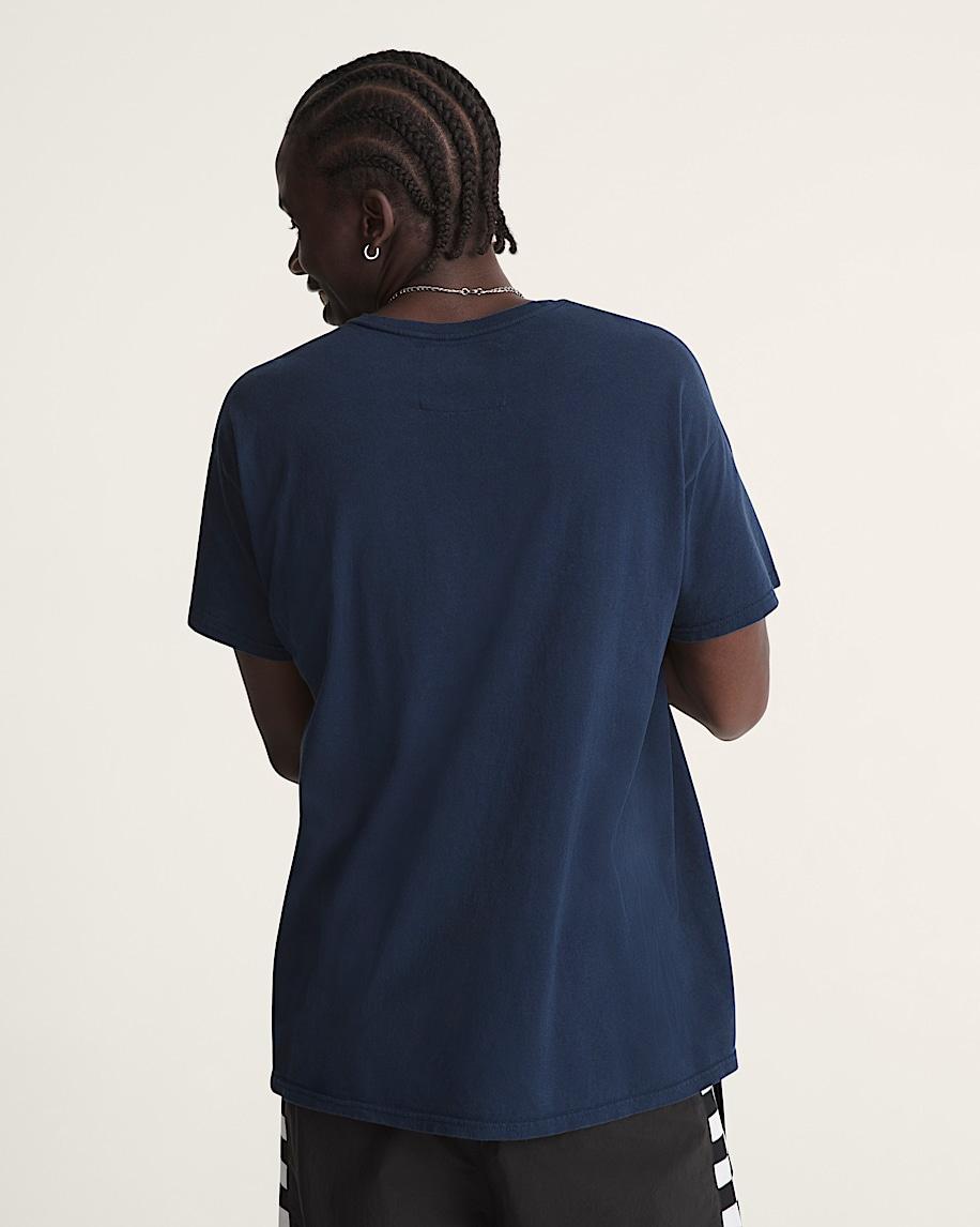 Taka Hayashi For Vault By Vans Waffle Shop Wave Blend T-Shirt Navy Blue