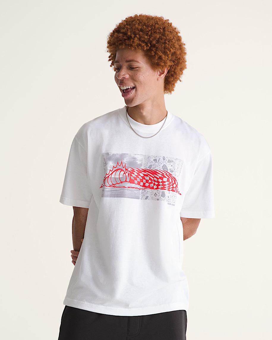 Taka Hayashi For Vault By Vans Wave Check T-Shirt White