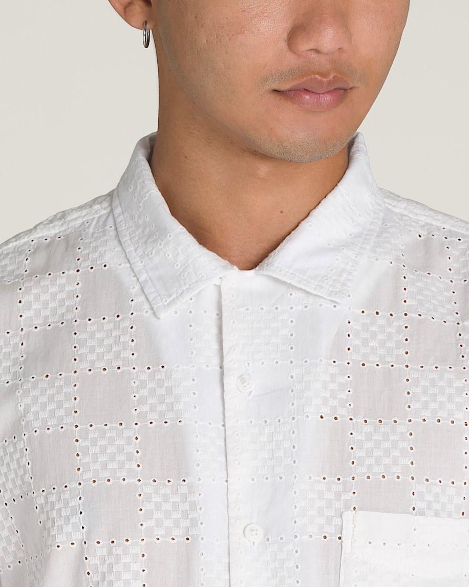 Taka Hayashi For Vault By Vans Wayside Eyelet Woven Shirt White