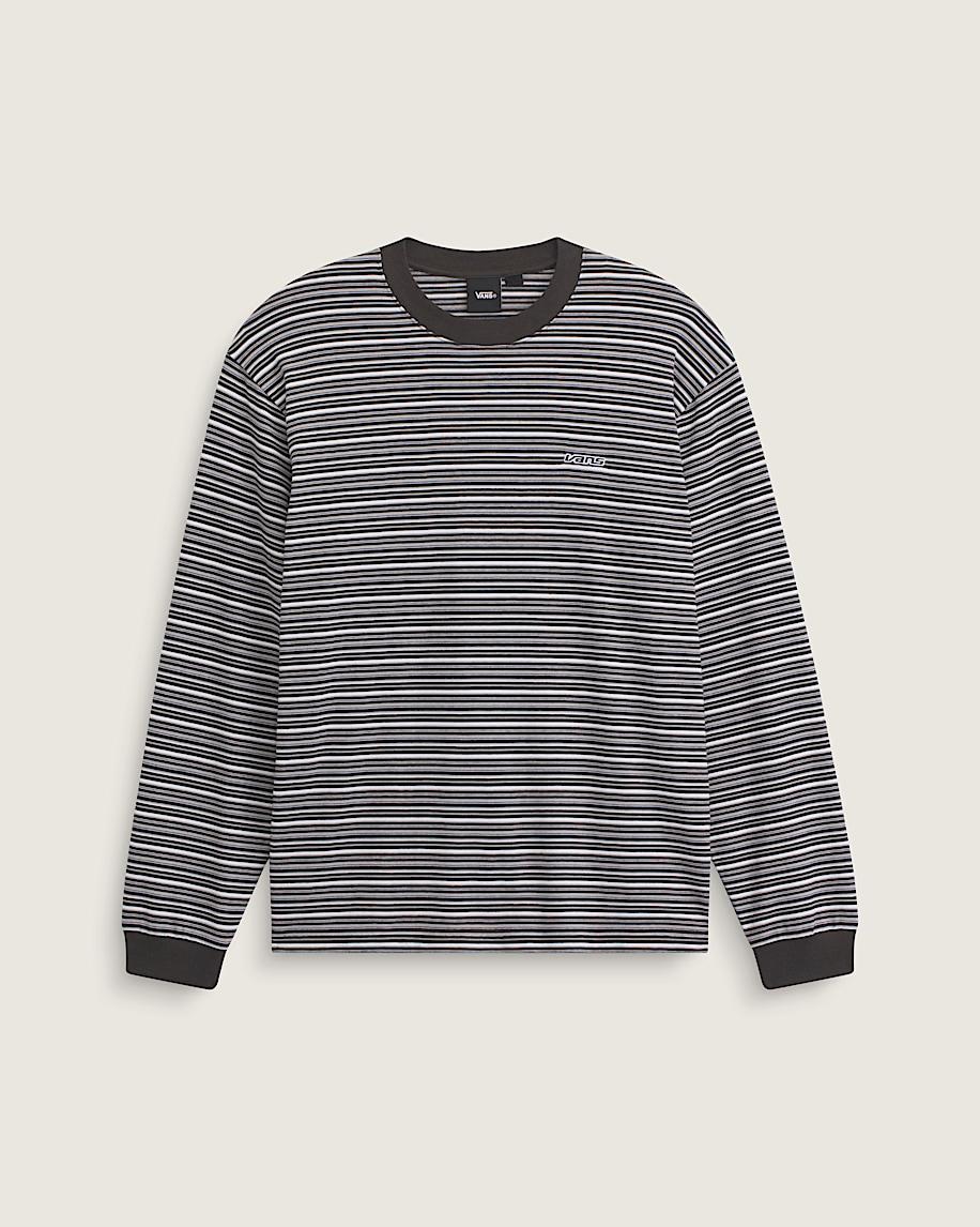 Taka Hayashi For Vault By Vans Wesley Stripe Long Sleeve Knit Shirt Faded Black