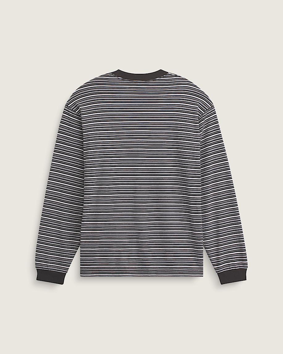 Taka Hayashi For Vault By Vans Wesley Stripe Long Sleeve Knit Shirt Faded Black