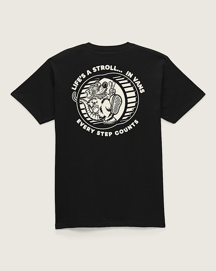 taka hayashi for vault by vans Wheelin in the Years T-Shirt Black