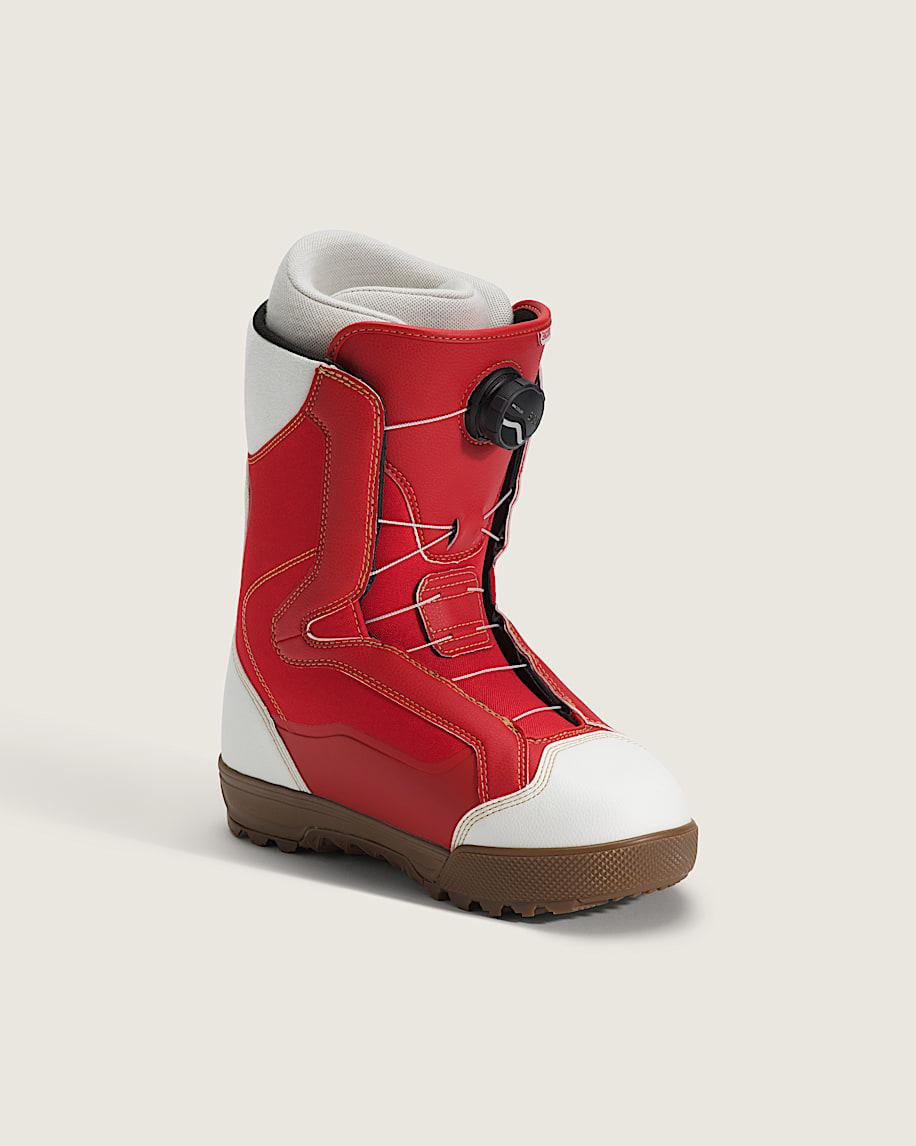 Taka Hayashi For Vault By Vans Women's Encore Pro X Mia Brookes Snowboard Boot Racing Red Marshmallow White