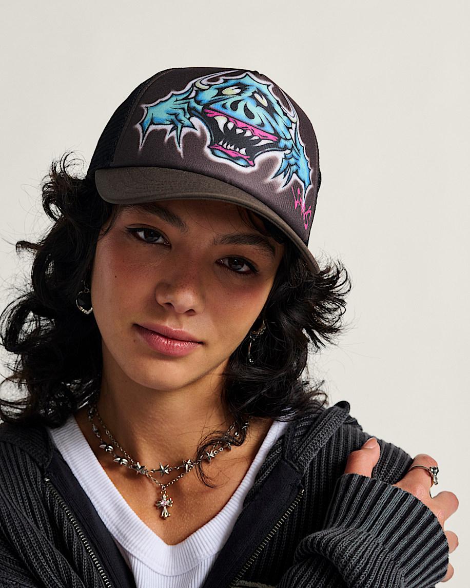 Taka Hayashi For Vault By Vans Wyman Trucker Hat Coal Brown