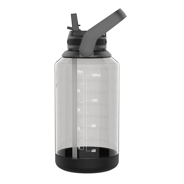Takeya 64oz Tritan Motivational Bottle Bundle With Straw Lid (2 Pack)